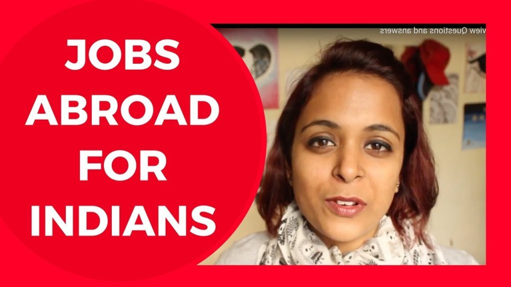 Jobs in abroad for Indians
