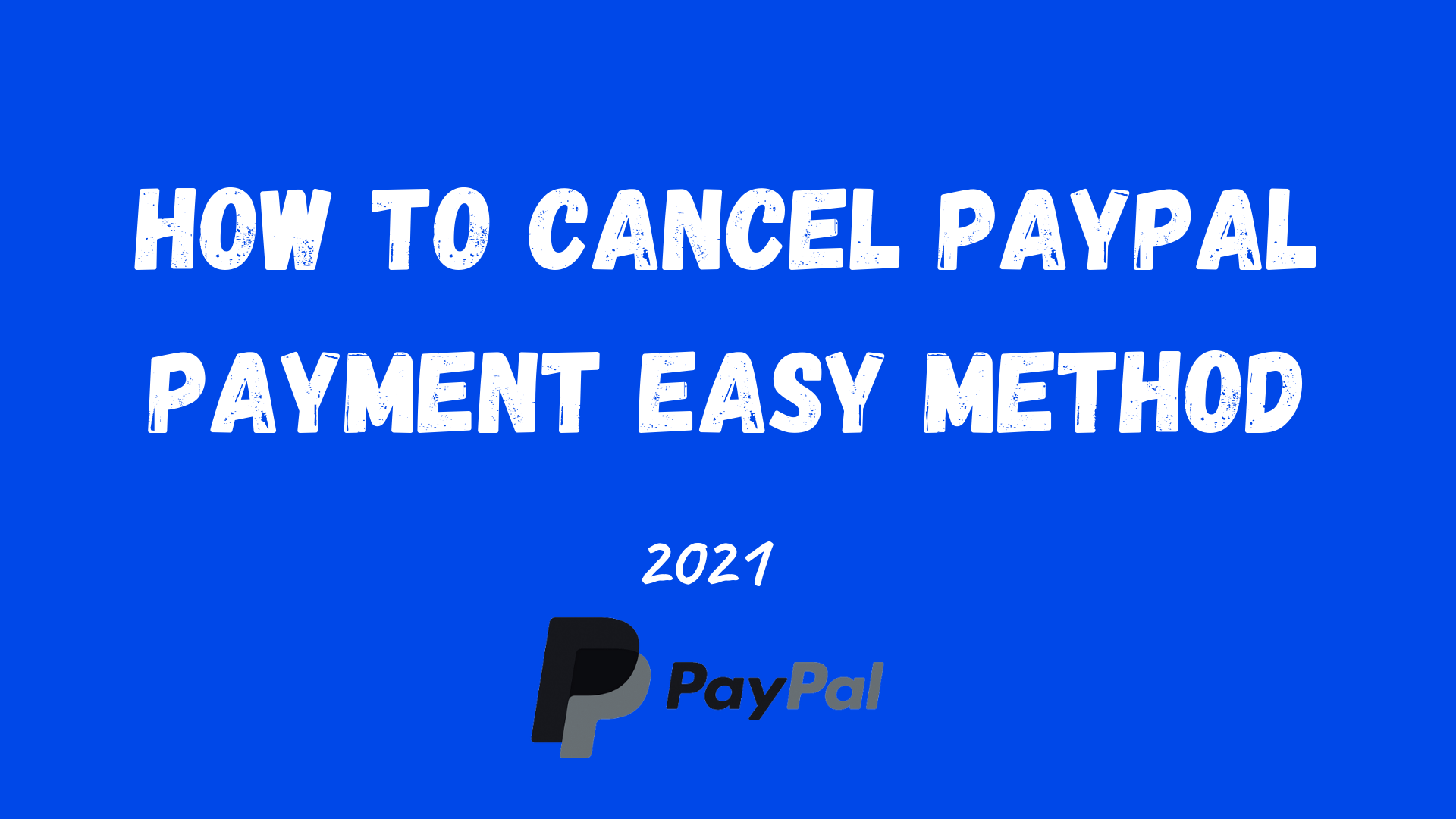 How To cancel a Paypal Payment