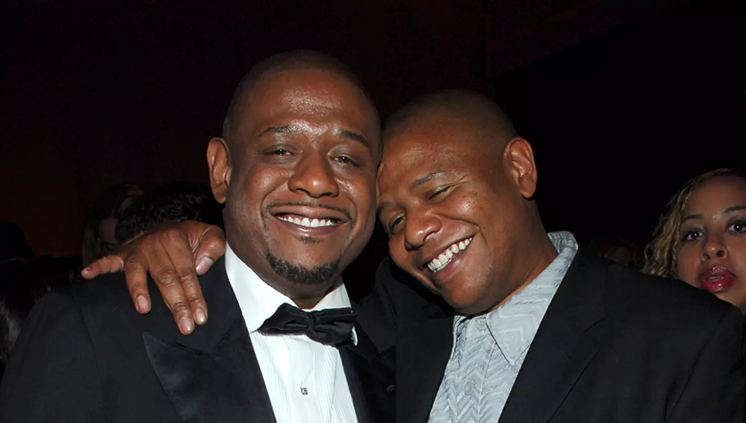 Kenn Whitaker with Forest Whitaker 
