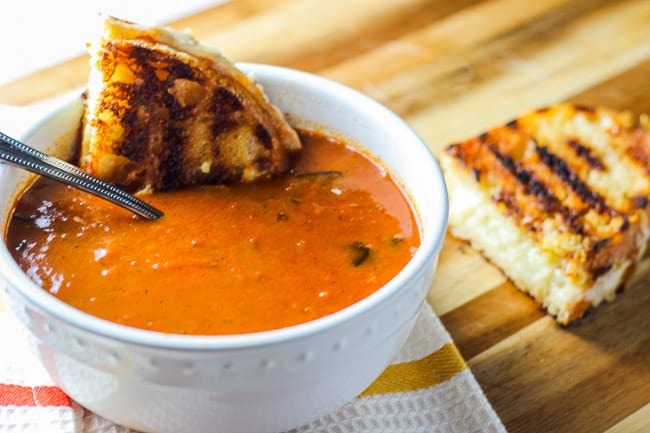 Grilled Cheese with Tomato Soup
